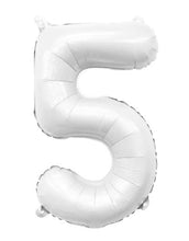 Load image into Gallery viewer, 55482 Ellie's White Number "5"
