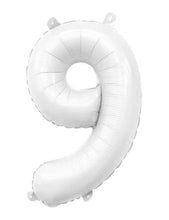 Load image into Gallery viewer, 55486 Ellie's White Number "9"