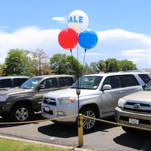 Load image into Gallery viewer, BalloonBobber® 3-Balloon Cluster Pole Kit with Brackets with Screws & Bands