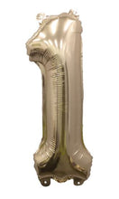 Load image into Gallery viewer, 55438 Ellie's Glazed Gold Number "1" 32in