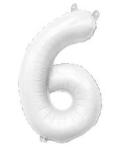Load image into Gallery viewer, 55483 Ellie's White Number "6"