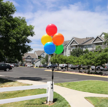 Load image into Gallery viewer, BalloonBobber® 5-Balloon Cluster Pole Kit with Brackets with Screws & Bands