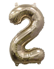 Load image into Gallery viewer, 55439 Ellie's Glazed Gold Number "2" 32in