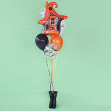 Load image into Gallery viewer, Trick or Treat Street Haunted House Mylar Balloon