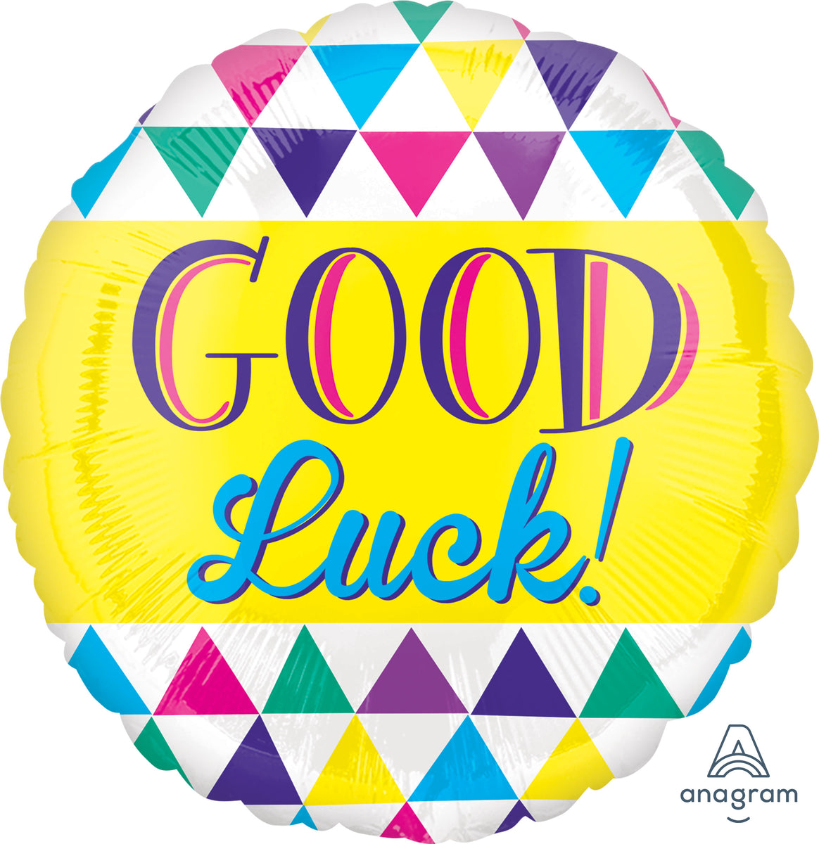 35177 Good Luck Graphic Triangles Westcoast Balloons