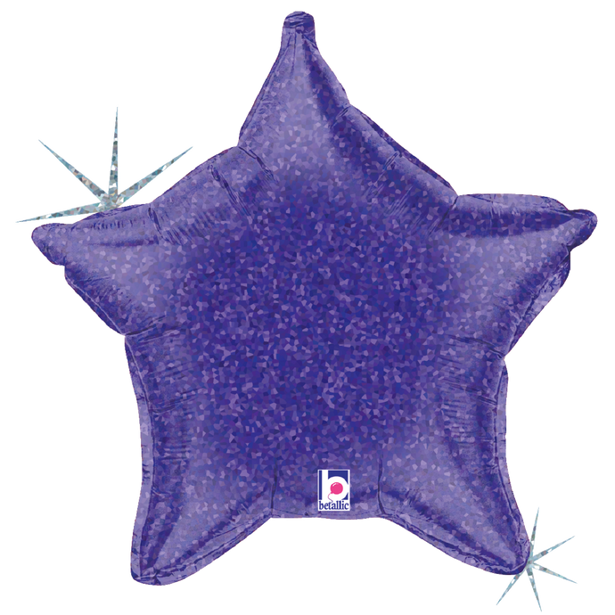 15010 Purple Holographic Star