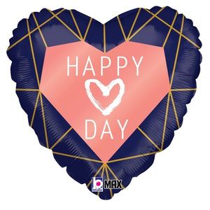 36921 Geo Navy Heart