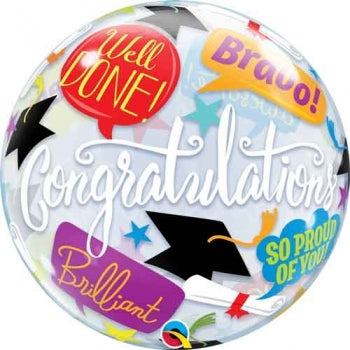 55801 Grad Accolades Bubble Balloon