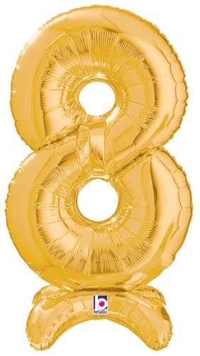 13848 StandUps Number 8 Gold