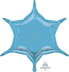 27311 Pastel Blue 6-Point Star