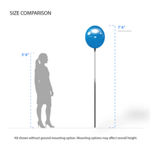 Load image into Gallery viewer, BalloonBobber® Long Pole Kit with Brackets with Bands &amp; Screws
