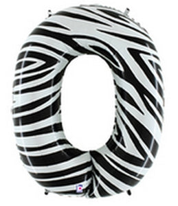 35840 Zebra Megaloon® Number 0