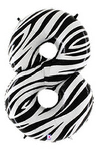 35848 Zebra Megaloon® Number 8