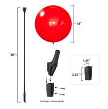 Load image into Gallery viewer, DuraBalloon® A-Frame Bracket Kit - Sign not included
