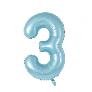 Econo Number "3" Pastel Blue