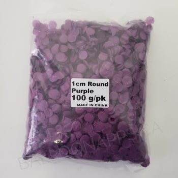 Round Tissue Paper Confetti - Purple