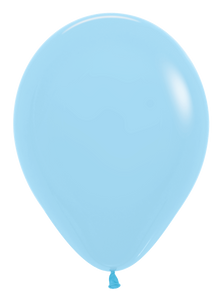 155746 Pastel Matte Blue 11" Round (50ct)