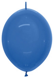 54044 Crystal Blue 12" Link-O-Loon Balloons