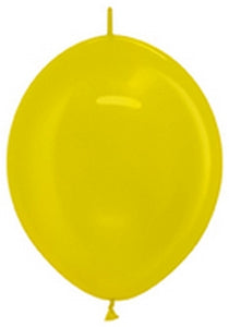 54085 Metallic Yellow 12" Link-O-Loon Balloons