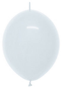 54602 Fashion White 6" Link-O-Loon Balloons