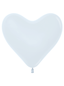 623092 Fashion White 6" Heart