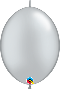 90266 Silver 6" QuickLink® Balloons