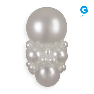 152852 Gemar Metallic Pearl 19" Round (25ct)