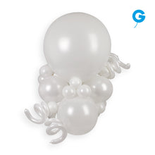 Load image into Gallery viewer, 152951 Gemar Metallic White 19&quot; Round (25ct)
