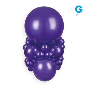 153453 Gemar Metallic Purple 19" Round (25ct)