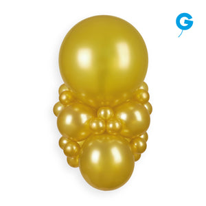 117400 Gemar Metallic Dorato 11-12" Round (50ct)