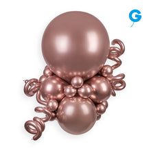Load image into Gallery viewer, 159653 Gemar Shiny Rose Gold 19&quot; Round (25ct)
