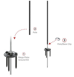 Replacement Pole Base Clip