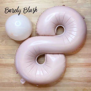 55475 Ellie's Barely Blush Number "8" 32in