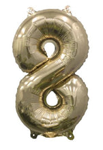 Load image into Gallery viewer, 55445 Ellie&#39;s Glazed Gold Number &quot;8&quot;
