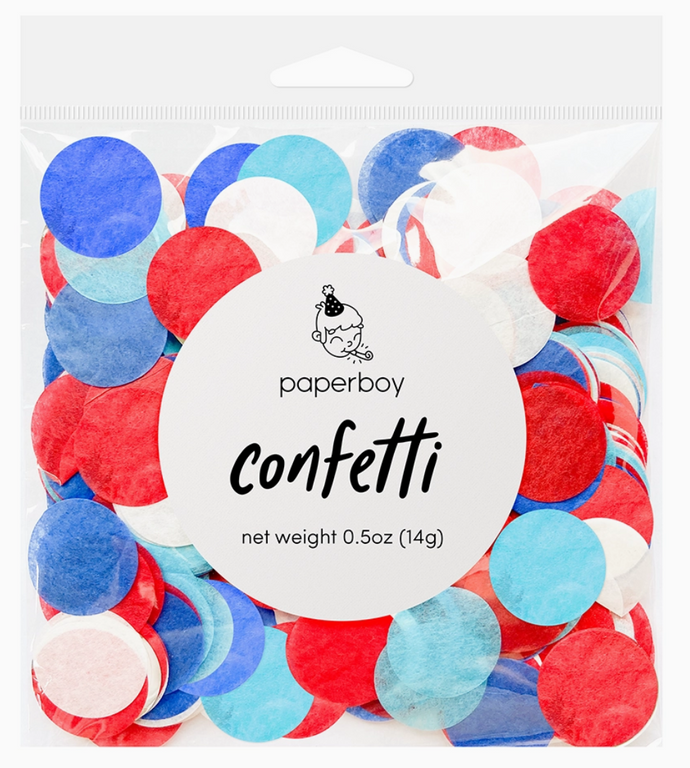 Confetti - Red, White & Blue