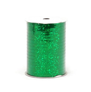 H100-22 Holographic Curling Ribbon - Emerald