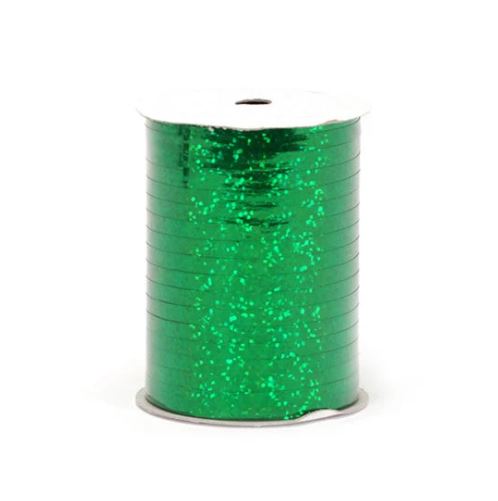 H100-22 Holographic Curling Ribbon - Emerald