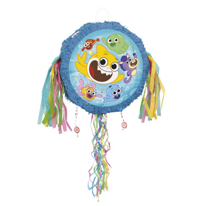 60175 Baby Shark Drum Pull Pop-Out Pinata
