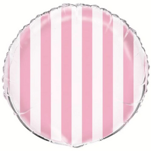Pink Striped Balloon