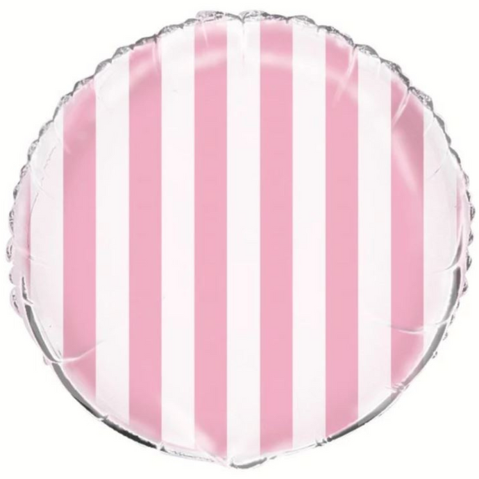 Pink Striped Balloon