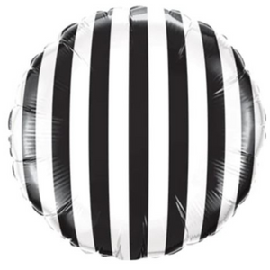 Black Striped Balloon