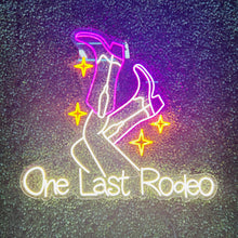 Load image into Gallery viewer, One Last Rodeo Neon Sign Rental
