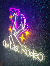 Load image into Gallery viewer, One Last Rodeo Neon Sign Rental
