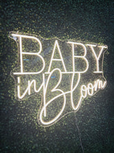 Load image into Gallery viewer, Baby in Bloom Neon Sign Rental
