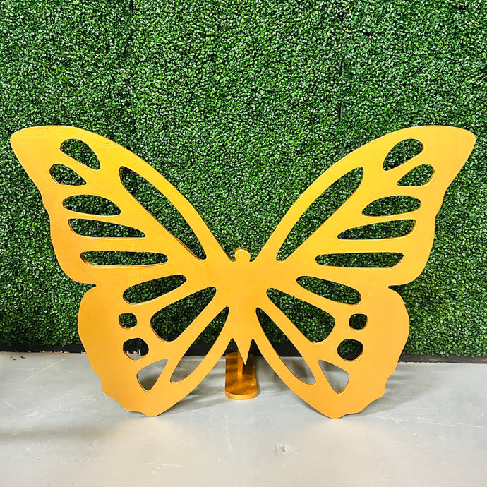 4ft Butterfly Cutout Rental - Gold