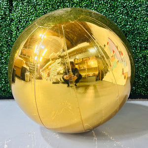 Gold PVC Balloon Rental - 2ft