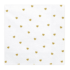 SP33-49-008 Napkins Hearts