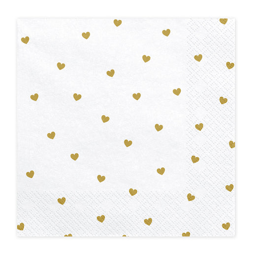 SP33-49-008 Napkins Hearts