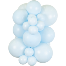 Load image into Gallery viewer, 10530078 Kalisan Pastel Matte Macaron Baby Blue 5" Round (1000ct)
