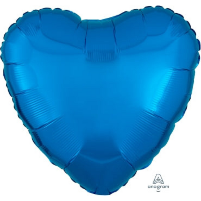 10592 Metallic Blue Heart